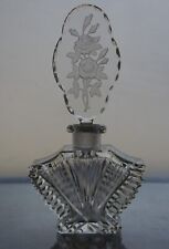 Frasco de perfume Art Deco tcheco boêmio cristal frasco comprar usado  Enviando para Brazil