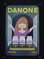 Affiche yaourt danone d'occasion  Nantes-