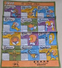 Torchon calendrier 1978 d'occasion  Yvetot
