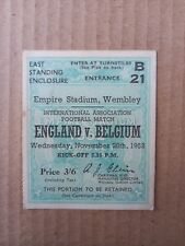 England 1952 ticket for sale  RUGBY