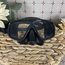 SEADIVE Tempered Glass Black Scuba Diving Snorkeling Mask PreLoved Condition for sale  Shipping to South Africa