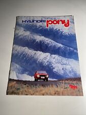 Hyundai pony c1982 for sale  NEWCASTLE UPON TYNE