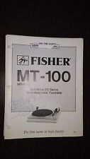 Fisher 100 service for sale  Clearwater