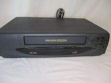 Gravador de vídeo cassete Philips Magnavox 4 cabeças HiFi VRA 211A122 peças ou reparo comprar usado  Enviando para Brazil