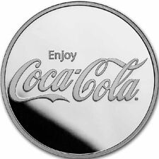 Coca Cola® 1 oz Plateado Redondo segunda mano  Embacar hacia Argentina