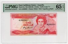 Caribe Oriental 1988 $1 PMG 65 EPQ #516-27 segunda mano  Embacar hacia Argentina