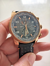 Relógio masculino Citizen A-T Eco-Drive World Time AT9013-03H cor ouro rosa comprar usado  Enviando para Brazil