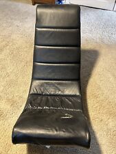 leather chair small black for sale  Barberton