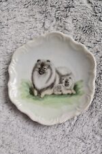 Decorative keeshond saucer for sale  NEWTON ABBOT