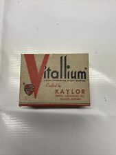Vintage oddity vitallium for sale  Hutchinson