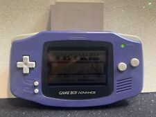 Authentic Nintendo Game Boy Advance AGB-001 Indigo Purple Without Charger (Read) for sale  Shipping to South Africa