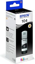 Epson EcoTank 104 Garrafa de Tinta Preta Genuína, Única (Frete Rápido) comprar usado  Enviando para Brazil