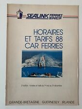 Ferries ferry brochure d'occasion  Marquise