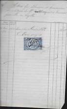 1876 timbre quittance d'occasion  Prissé