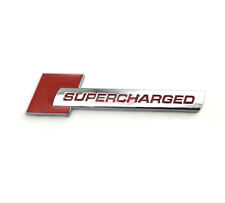 Adesivo emblema motor SUPERCHARGED carregador turbo cromado ABS para Audi S4 S6 comprar usado  Enviando para Brazil
