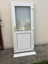 White upvc Front Door Old But In Good And Working Condition look!!!! for sale  TORRINGTON