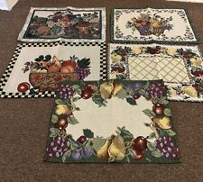 Placemats fabric set for sale  Linden
