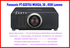 Panasonic PT-DZ870U WUXGA,  8500 Lumens  3D  Projector, Three Lens ! ( Bidding ) for sale  Shipping to South Africa