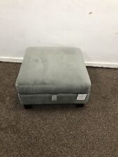 DWELL LUGANO STORAGE FOOTSTOOL IN GREY VELVET RRP £249.99 for sale  Shipping to South Africa