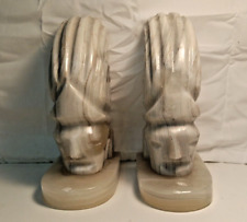 Marble bookends carved for sale  Ambridge