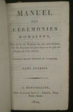 Manual roman ceremonies d'occasion  Expédié en Belgium