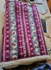 Fleece throw blanket for sale  NEW MALDEN