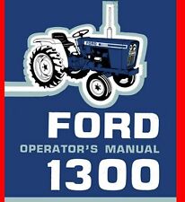 Ford 1300 Tractor - Operator's Manual for sale  New York