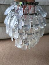 Faux crystal light for sale  KINGSWINFORD