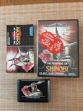 Vintage The Revenge Of Shinobi Sega Mega Drive Jogo PAL Reino Unido 1990 Completo Na Caixa, usado comprar usado  Enviando para Brazil