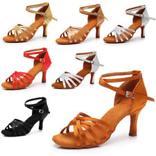 Hot sale Women's Ballroom Latin Tango Dance Shoes Salsa 5 Colors 5/7cm Heels for sale  Shipping to South Africa