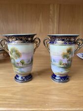Noritake vases pair for sale  REIGATE