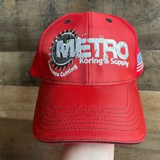 Metro Concrete Cutting Hat Cap Koring Supply Work Job American Flag Dri Fit Saw for sale  Shipping to South Africa