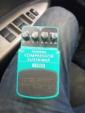 PEDAL DE EFEITOS SUSTENTADOR COMPRESSOR BEHRINGER CS100 comprar usado  Enviando para Brazil