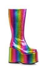 boots rainbow platform shoes for sale  East Peoria