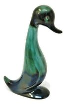 Blue Mountain Pottery Duck Figurine Green Drip Glazed Vintage 11 in for sale  Canada