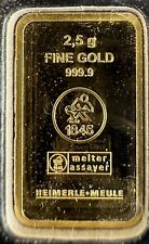 Goldbarren gramm 999 gebraucht kaufen  Olching