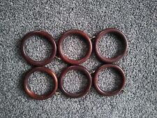 Wooden curtain rings for sale  SCARBOROUGH