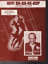 Ei! Partituras Ba-Ba-Re-Bop 1945 Lionel Hampton comprar usado  Enviando para Brazil