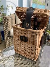 Prestige Hampers ~ Wicker Wine Lidded Basket 9”High, 7”wide, 8”long for sale  Shipping to South Africa