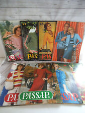 International Passap / Pfaff Duomatic Knitting Machine Pattern Books X 9, used for sale  Shipping to South Africa
