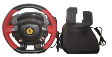 Thrustmaster Ferrari 458 Spider Racing Steering Wheel & Pedals Xbox One Tested, used for sale  Shipping to South Africa