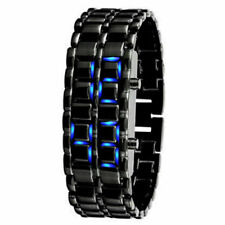 Used, Luxury Men's Watch Stainless Steel Date Digital LED Bracelet Sports Watch for sale  Shipping to South Africa