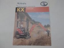 Brochure kubota kx41 for sale  Edinburg