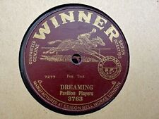 PAVILION PLAYERS - Dreaming / Wishing 78 rpm disc comprar usado  Enviando para Brazil