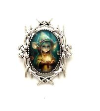 Gothic silver brooch for sale  REDDITCH