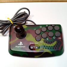 Usado, Controlador de joystick Hori Arcade Fighting Stick SLPH00107 camuflaje compacto PS2 PS1 JP segunda mano  Embacar hacia Argentina