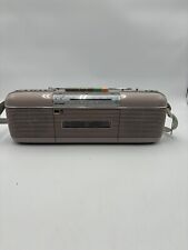 Reproductor de radio/casetes de colección Sharp QT-50 rosa púrpura boombox Stranger Things probado, usado segunda mano  Embacar hacia Argentina