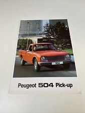 Peugeot 504 pick for sale  NEWCASTLE UPON TYNE