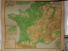 Ancienne carte relief d'occasion  Roussillon