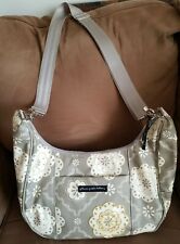 Bolsa de fraldas Petúnia Pickle Bottom Hobo tecido branco cinza  comprar usado  Enviando para Brazil